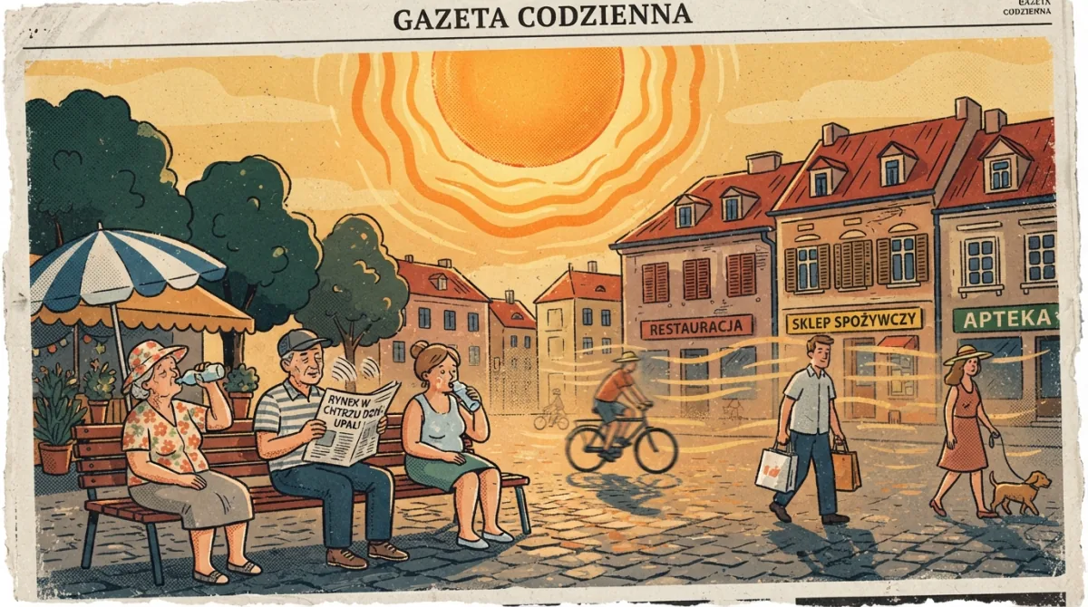 PSSE: rekomendacje podczas upałów w Krakowie