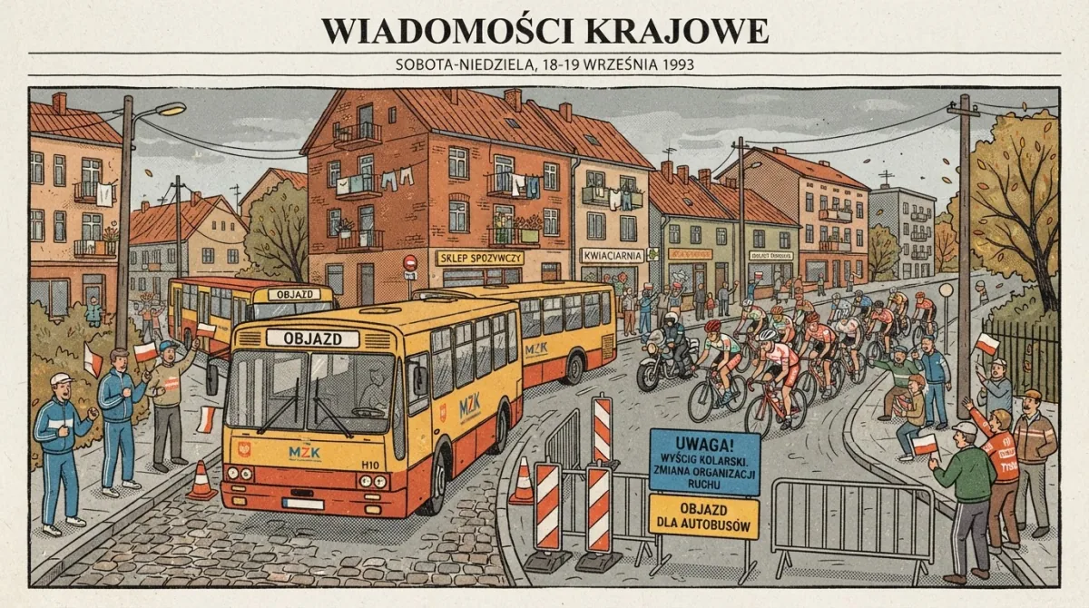 Tour de Pologne: zmiany w kursowaniu autobusów