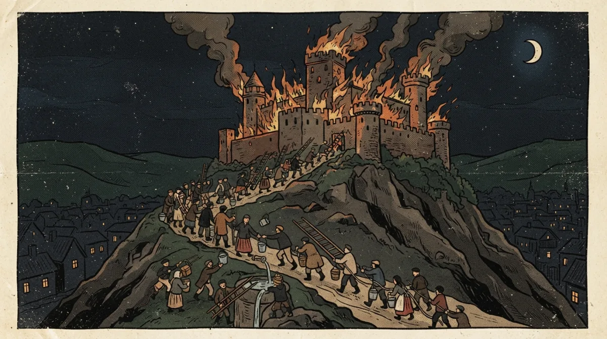 1702: Szwedzi podpalili Zamek na Wawelu