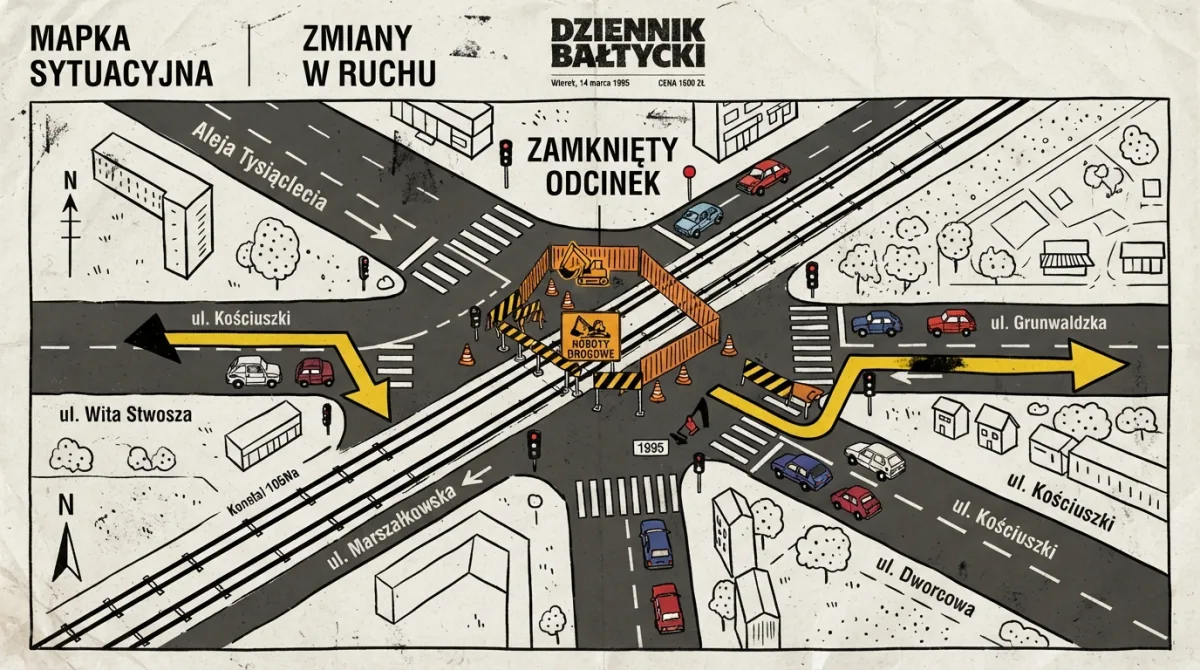 Węzeł Mistrzejowice: zmiana organizacji ruchu