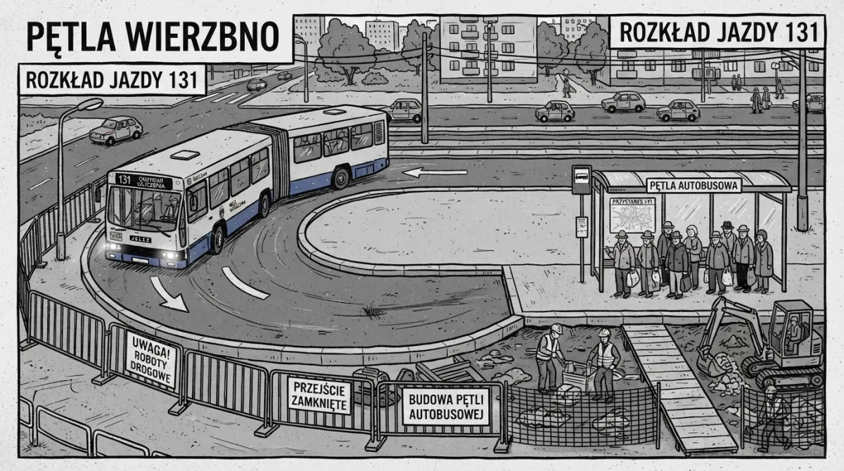 Wieliczka Kampus: przebudowa pętli od 17.08