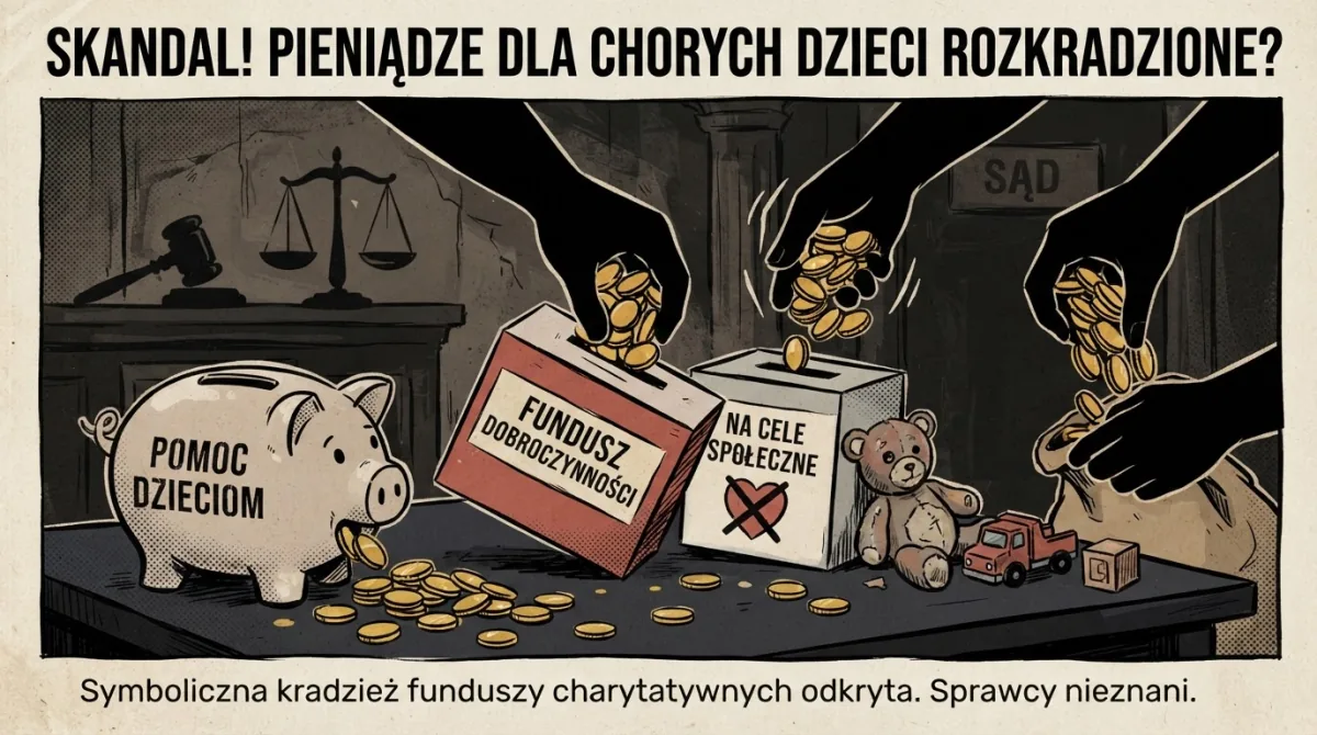Zdefraudowano 3 mln zł z fundacji dla dzieci