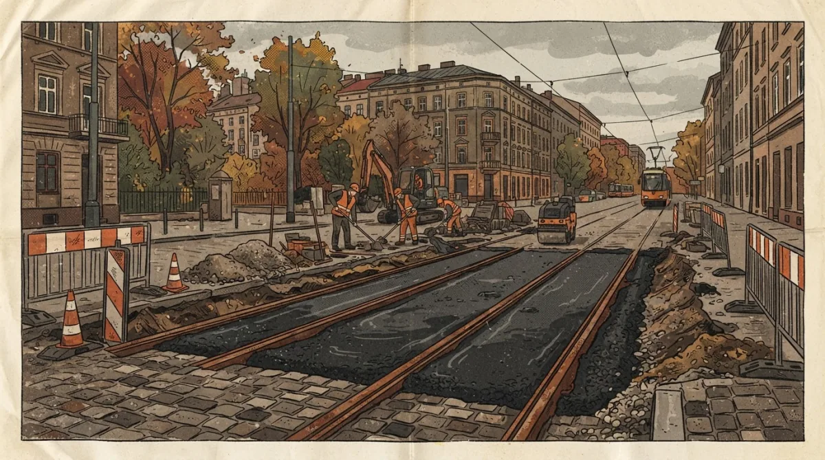 Remont Grzegórzeckiej potrwa do 2 października