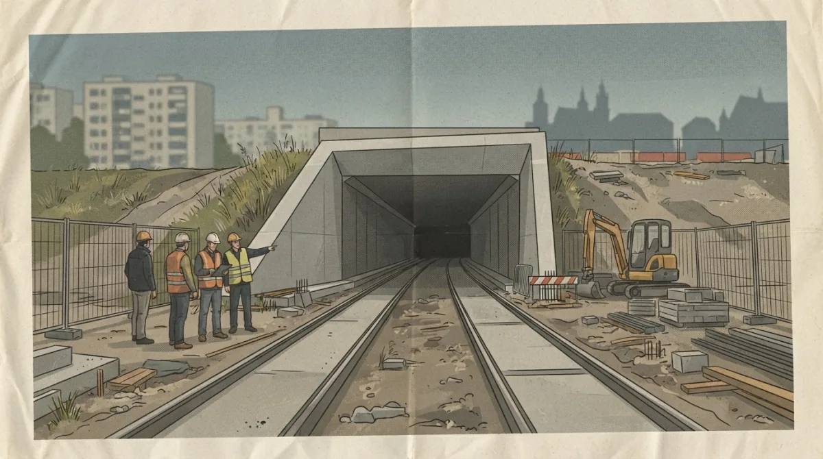 Strażacy odebrali tunel tramwajowy do Mistrzejowic