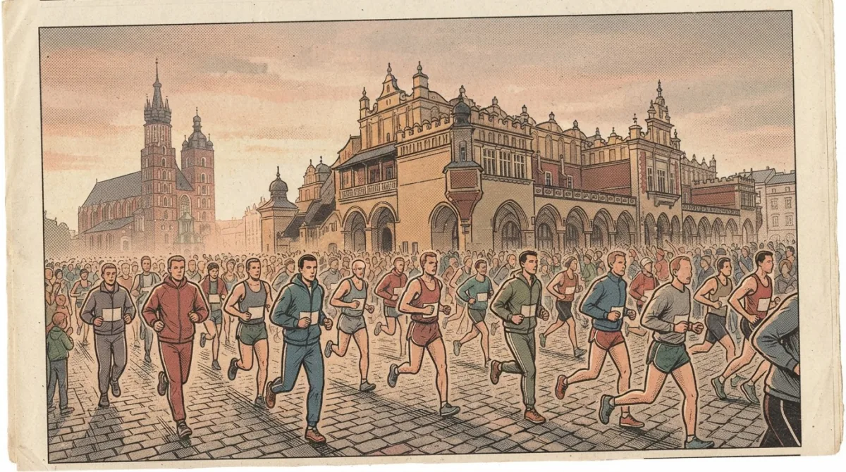 Trasa 12. Półmaratonu Królewskiego przez Kraków