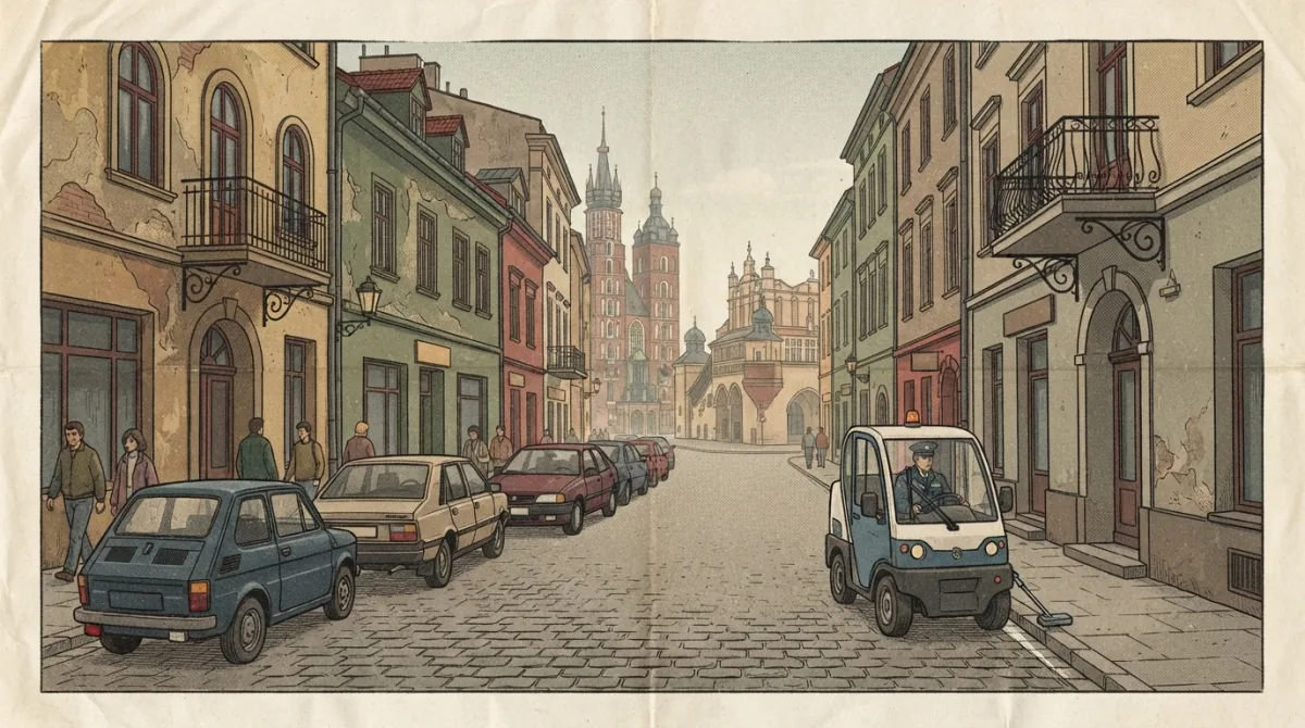 Kraków testuje elektroniczną kontrolę parkowania