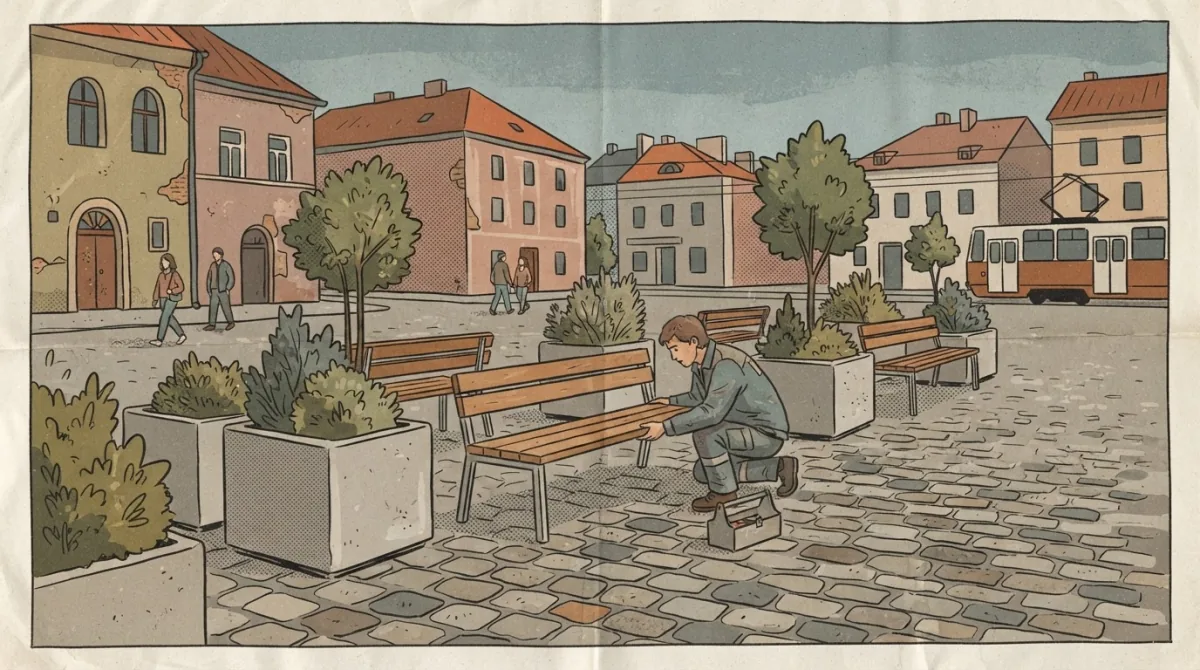 Kraków ujednolici meble miejskie i pokaże nową ławkę